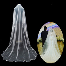 1 Layer Cathedral Length Wedding Veil