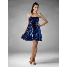 Affordable Chic A-Line Sweetheart Sleeveless Short Homecoming Dresses/ Prom Dresses