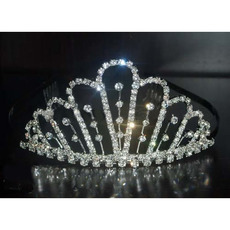 Alloy With Rhinestones Bridal Wedding Tiara