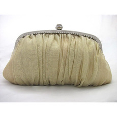 Satin Evening Handbags/ Clutches/ Purses with Rhinestone