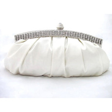 Satin Evening Handbags/ Clutches/ Purses with Rhinestone