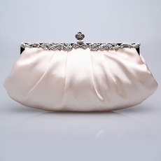 Satin Evening Handbags/ Clutches/ Purses with Rhinestone