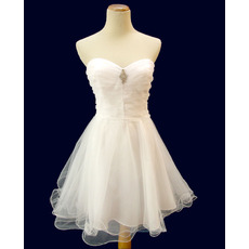 Affordable Cute A-Line Sweetheart Short Homecoming/ Graduation Dresses