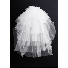 8 Layers Blusher Ivory Wedding Veils