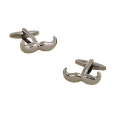 Mustache of Santa Claus Father Ornaments Cufflinks with Gift Box