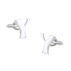 Unique Capital Letter Y Men's Shirt Cufflinks for Party/ Wedding