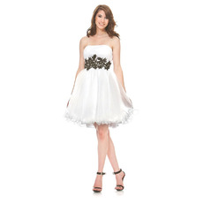 Discount Cute Strapless Short Taffeta Homecoming/ Party Dresses