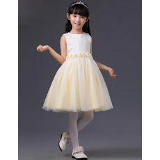 Stunning A-Line Short Flowers Little Girls Easter/ Spring Dresses