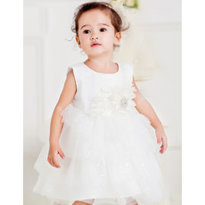 Custom Ball Gown Empire Waist Bubble Skirt First Communion Dresses