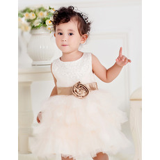 Ball Gown Tulle Bubble Skirt First Communion Dresses