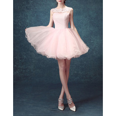 New Syle Ball Gown Short Tulle Taffeta Homecoming Dresses