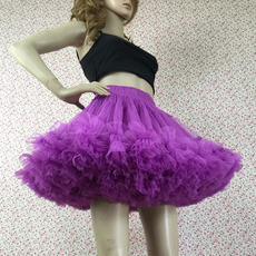 Women's Sexy Lavender Tulle Mini Tutus/ Skirts/ Wedding Petticoats