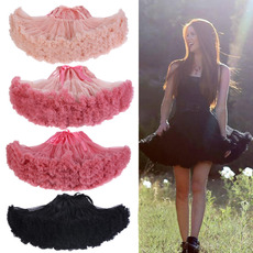 Women's Sexy Party Colorful Tulle Mini Tutu/ Skirt/ Wedding Petticoat