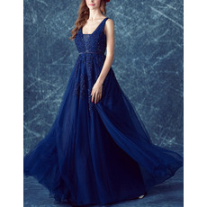 Elegant V-Neck Floor Length Organza Evening/ Prom/ Formal Dresses