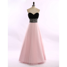 New A-Line Sweetheart Floor Length Evening/ Prom/ Formal Dresses