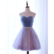 New A-Line Sweetheart Short Multi-Color Homecoming Dresses