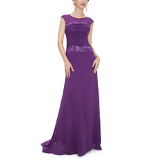 Formal Sleeveless Floor Length Chiffon Evening/ Prom Dresses