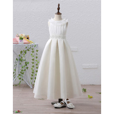 Tea Length Flower Girl / First Communion Dresses