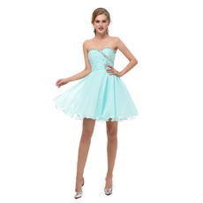 New A-Line Sweetheart Mini/ Short Homecoming/ Graduation Dresses