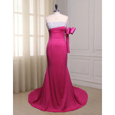 Custom Asymmetric Floor Length Evening Dress with One Sleeve