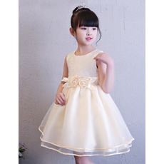 Ball Gown Mini/ Short Flower Girl Dresses for Wedding