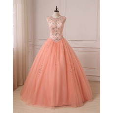 Ball Gown Floor Length Prom/ Quinceanera Dresses
