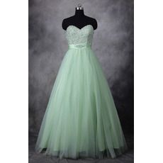 New Sweetheart Floor Length Beading Prom/ Party/ Formal Dresses
