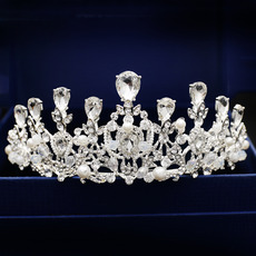 Alloy with Pearl Wedding Tiara/ Headpieces for Brides