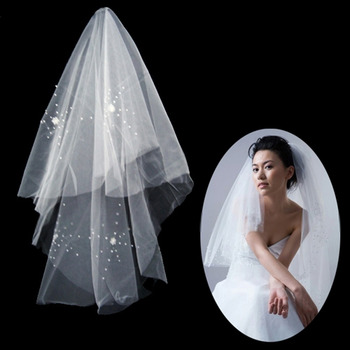 1 Layer Fingertip Length Wedding Veil