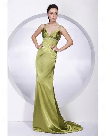 Mermaid Taffeta Evening Dress/ Long Sweetheart Evening Dress