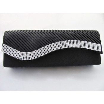 Satin Evening Handbags/ Clutches/ Purses with Rhinestone