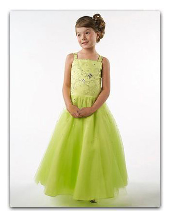 Sage Bubble Skirt Easter Girls Dresses/ A-Line Tulle Flower Girl Dresses