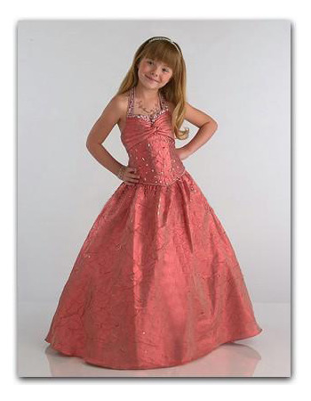 Beautiful Ball Gown Easter Girls Dresses/ Floor Length Taffeta Flower Girl Dresses