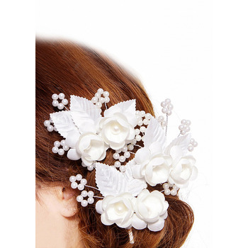 Bridal White Silk Fascinators
