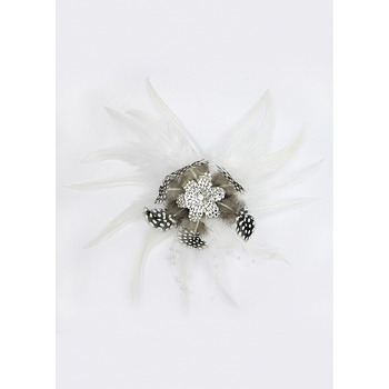 Bridal Fascinators with Feather and Beads