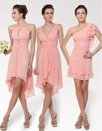 cheap chiffon bridesmaid dresses