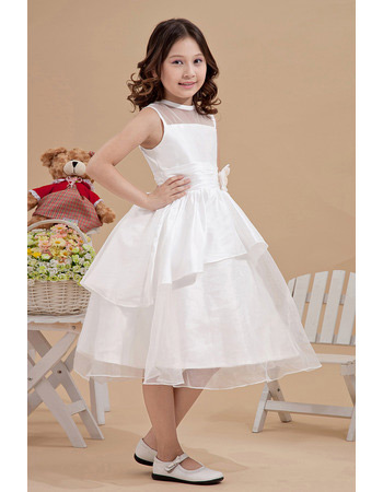 tea length first communion dresses