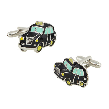 Unique Black Car Ornaments Mens' Cufflinks for Party/ Wedding/ Business