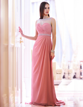 Discount Designer Stylish Chiffon Floor Length Evening Dresses8