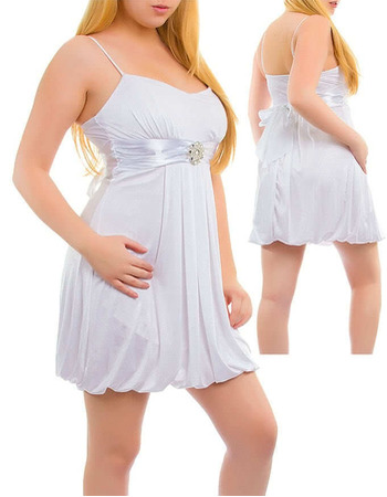 Affordable Sexy Short Chiffon Spaghetti Straps Homecoming Dresses