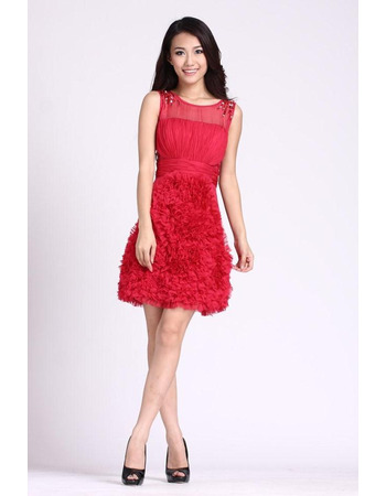 Affordable Short Chiffon Homecoming/ Party/ Cocktail Dresses