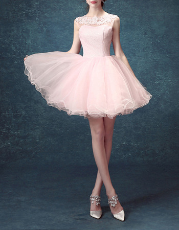 New Syle Ball Gown Short Tulle Taffeta Homecoming Dresses