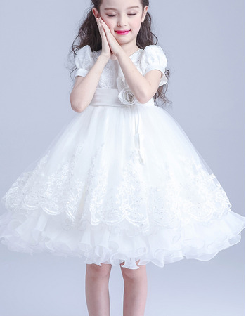 short first communion dresses