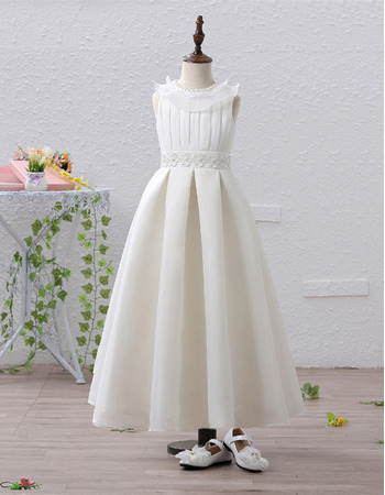 Tea Length Flower Girl / First Communion Dresses