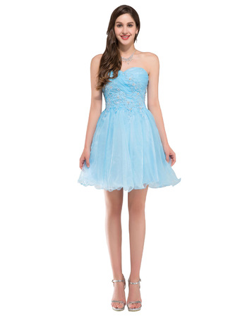 Affordable Sweetheart Mini/ Short Homecoming/ Sweet Sixteen Dresses