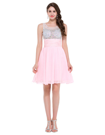 Discount Mini/ Short Chiffon Homecoming/ Graduation/ Party Dresses