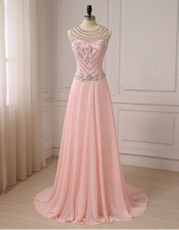 Floor Length Chiffon Evening/ Prom/ Formal Dresses