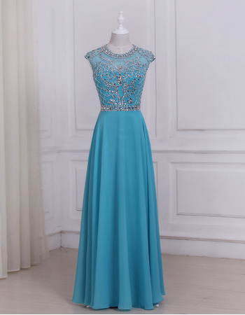 Inexpensive Floor Length Chiffon Evening/ Prom/ Formal Dresses