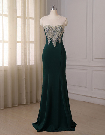 Discount Mermaid Floor Length Satin Evening/ Prom/ Formal Dresses