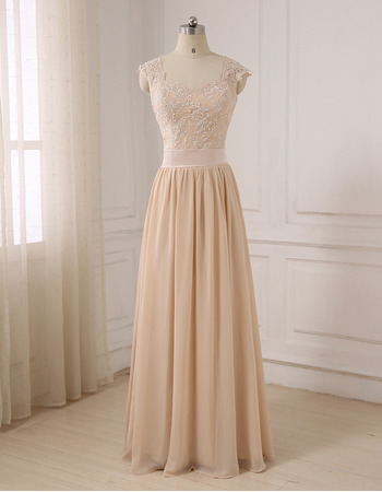 Elegant Sweetheart Floor Length Chiffon Evening/ Prom/ Formal Dresses